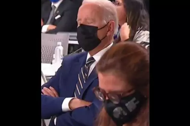 Joe Biden a ațipit în timpul summitului ONU privind schimbările climatice | VIDEO