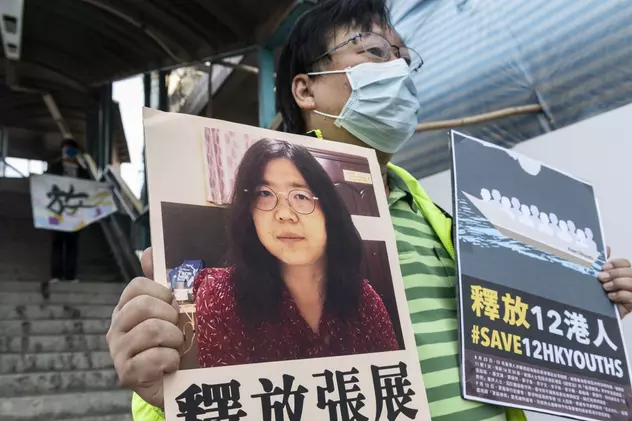 O activistă din China, încarcerată după ce a relatat despre criza COVID din Wuhan, este „aproape de moarte” în închisoare