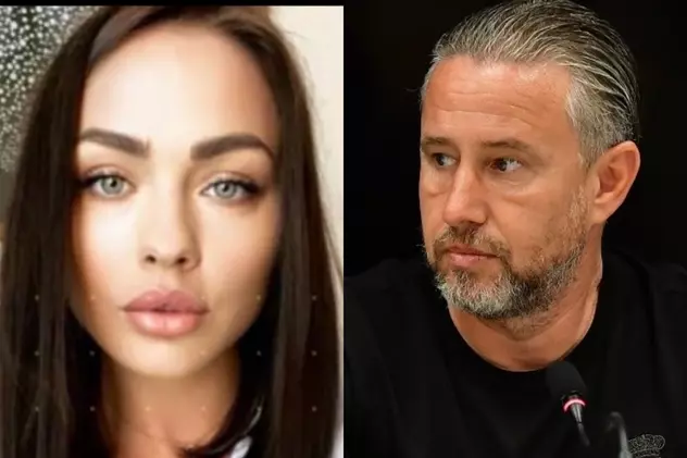 Corina Caciuc și Laurențiu Reghecampf
