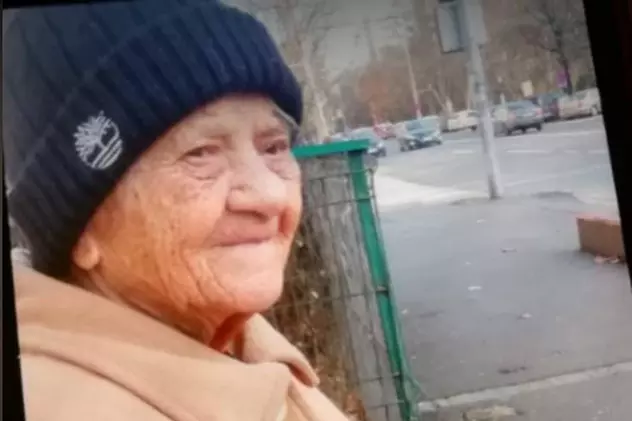 Femeia de 95 de ani din București, dată dispărută, a fost găsită