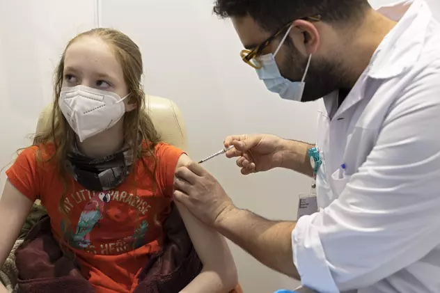 Aproape 1.000 de programări la vaccinare anti-COVID pentru copii de 5-11 ani, în prima zi