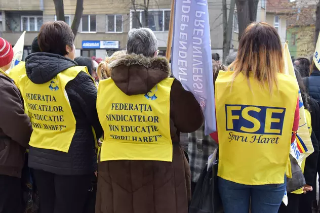 Sindicaliștii din Educație reiau protestele. Profesorii, nemulțumiți că majorările din Legea salarizării nu au fost aplicate