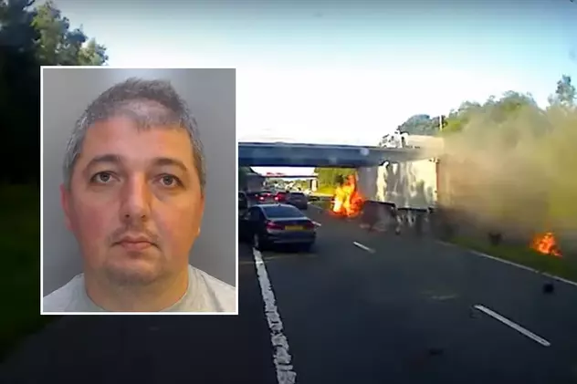 VIDEO | Șoferul român de TIR care a ucis trei oameni era cu ochii în telefon, pe site-uri pentru adulți, la 90 km/h