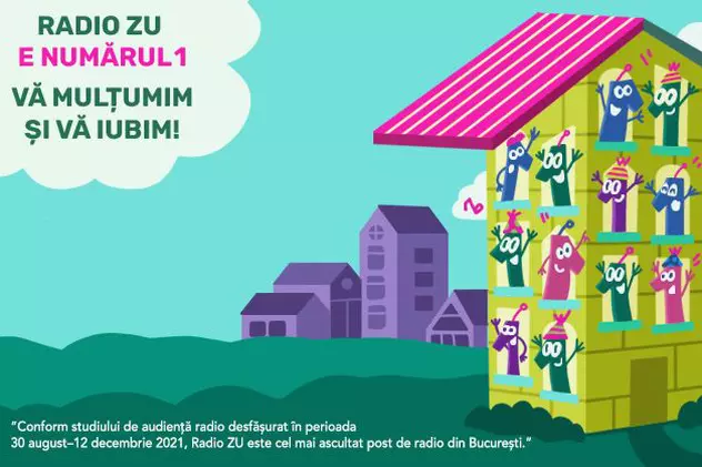 Radio ZU crește în audiențe. 2 milioane de români ascultă zilnic ZU