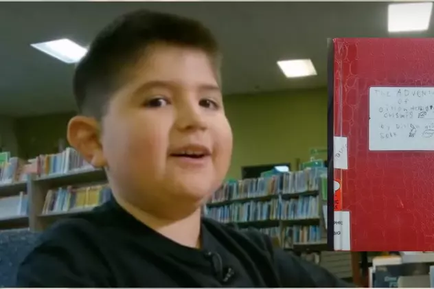 O poveste scrisă și ilustrată de un copil de 8 ani a ajuns cea mai cerută carte la o bibliotecă din SUA