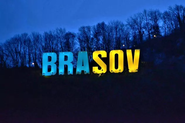 Primăria Brașov și literele de pe Tâmpa vor fi iluminate în culorile Ucrainei, în semn de solidaritate cu această țară