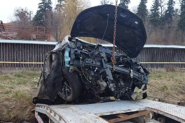 Mașină cu șase ucrainieni, între care trei copii, accident în Neamț. La volan era o femeie