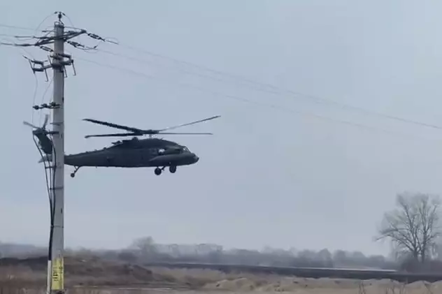 VIDEO. Elicopter al armatei americane, filmat la granița României cu Ucraina. Ce misiune au militarii NATO în zonă