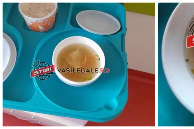 O proaspătă mămică, internată în Spitalul din Baia Mare, a primit la masă supă de pui cu pene