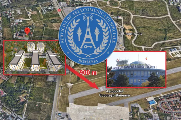 „Amenințare la adresa siguranței naționale”. STS a cerut în instanță blocarea ridicării blocurilor de 9 etaje de lângă Aeroportul Băneasa