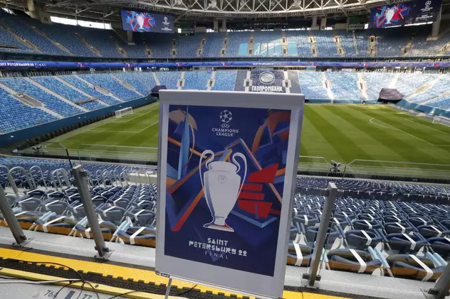 UEFA mută finala Ligii Campionilor de la Sankt Petersburg. Noua locație urmează să fie anunțată