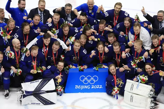 Premieră pentru Finlanda: campioană olimpică la hochei pe gheață