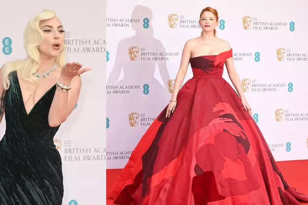 Celebritățile s-au întrecut în ținute la decernarea premiilor BAFTA 2022. Multe au purtat rochii negre pe covorul roșu