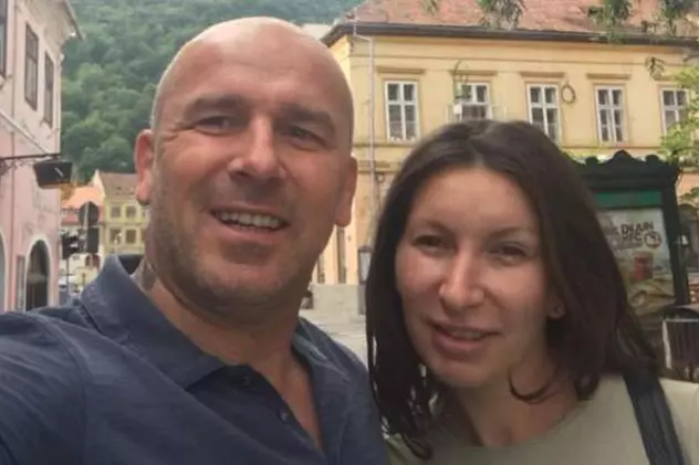 Cătălin Zmărăndescu și soția sa