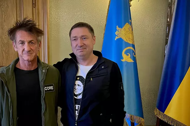 Sean Penn s-a întors în Ucraina. Actorul ajută cu programe umanitare refugiaţii