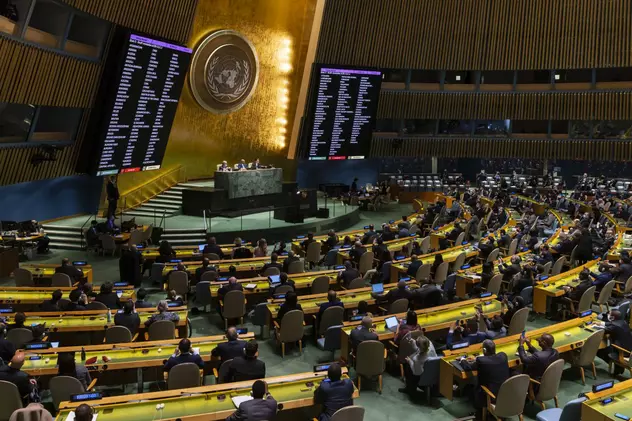 Vot împotriva Rusiei la ONU. Rezoluția care condamnă invazia rusă în Ucraina, votată de 141 de țări. 5 s-au împotrivit