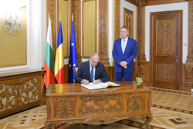 Klaus Iohannis si presedintele Bulgariei, Rumen Radev. Foto: Administrația Prezidențială
