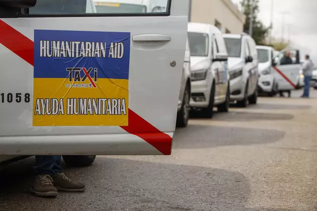 Refugiații salvați cu taxiul. Șoferii spanioli de taxi au condus 40 de ore pentru a-i aduce pe ucraineni din Polonia în Spania