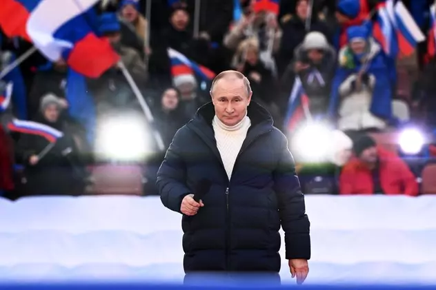 Figuranți pentru mitingul-concert de la Moscova, unde va vorbi Putin, la un an de la invazie. Ce sumă vor primi