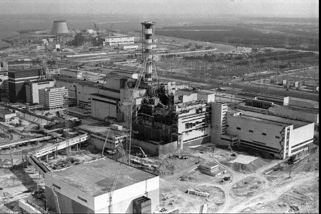 Imagine surprinsă după accidentul nuclear de la Cernobîl. Foto: Profimedia