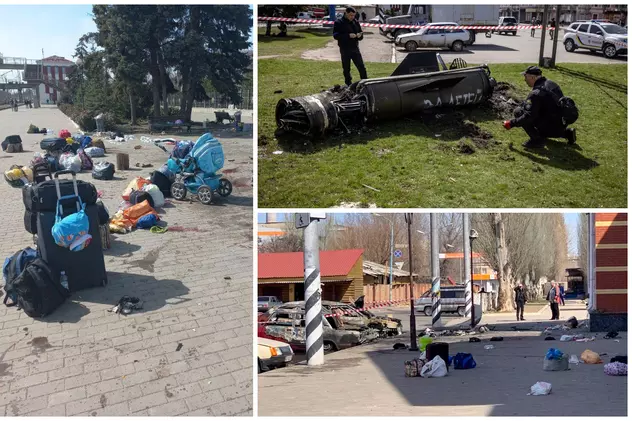 Rusia neagă că ar fi provocat masacrul din gara Kramatorsk. „Sunt victimele unei rachete Tochka-U trase de ucraineni”
