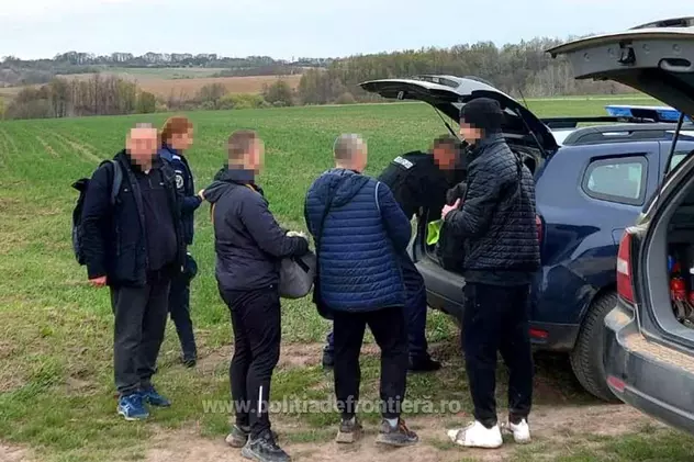 Refugiați ucraineni, depistați de polițiști din elicopter. Pe unde încercau să treacă ilegal granița în România