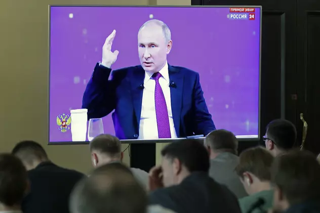 BBC: În Rusia nu se mai aude decât vocea lui Putin. Ce justificări și explicații aberante a găsit propaganda Kremlinului pentru război