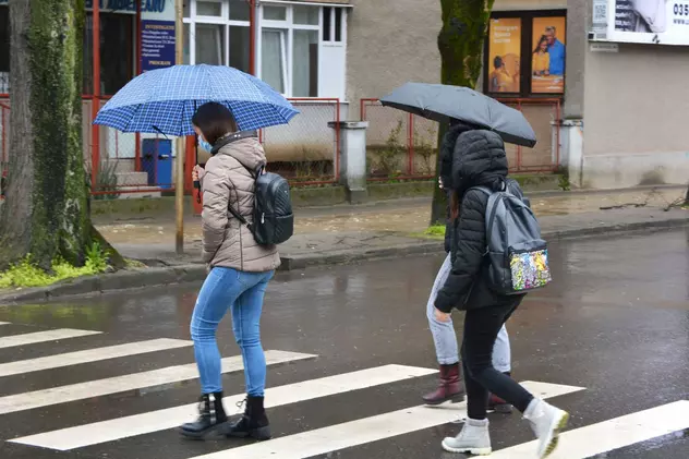 Vremea se răcește brusc de sâmbătă, în toată țara. Temperaturi maxime de 8 grade în București