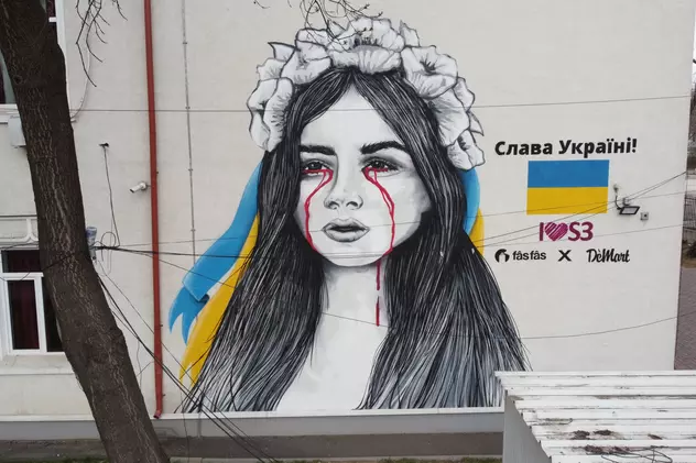 Artista ucraineană care a inspirat pictura de pe Liceul Mihai Bravu din București: „Am uitat cum e să trăiești și să nu-ți fie frică”