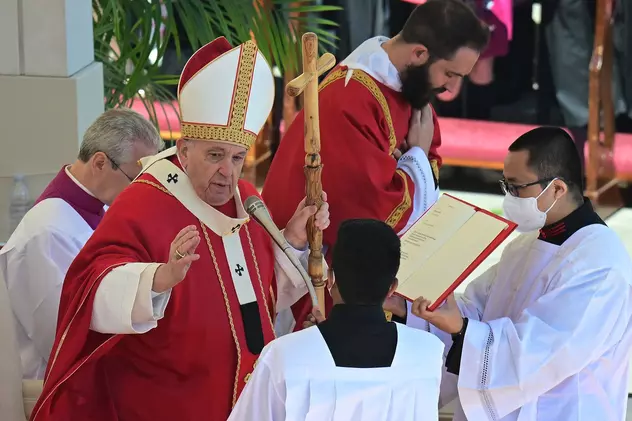 Papa cere „Pace, de Paște” în Ucraina. Apelul, făcut în timpul slujbei de Florii