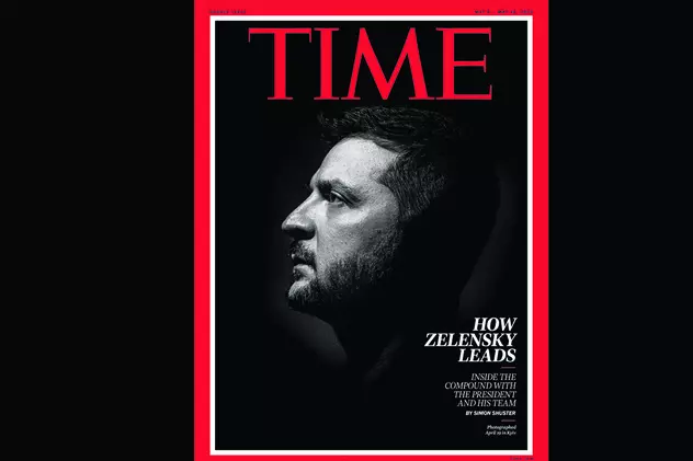 Volodimir Zelenski, pe coperta revistei „Time”. Cum arată o zi din viața președintelui ucrainean