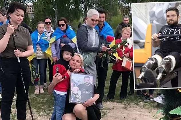 Volodimir, veteranul cu picioarele amputate, ucis în timp ce apăra orașul Bucha: „A insistat să lupte pentru fiul său”