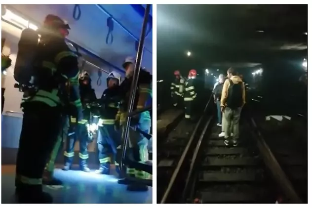 VIDEO | Imagini cu evacuarea călătorilor din metroul cuprins de fum