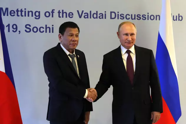 Președintele din Filipine: „Eu omor criminali, nu copii și bătrâni" ca Vladimir Putin