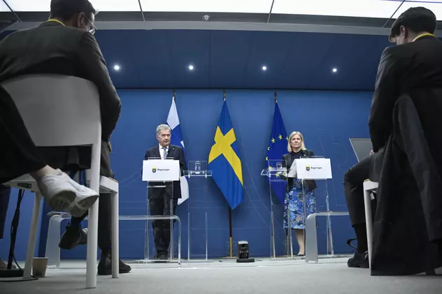 Suedia și Finlanda vor depune împreună cererile de aderare la NATO. Liderii celor două state se întâlnesc joi cu Biden