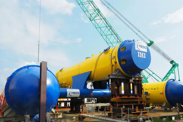 Japonezii au testat o turbină subacvatică ce produce energie din curenți oceanici