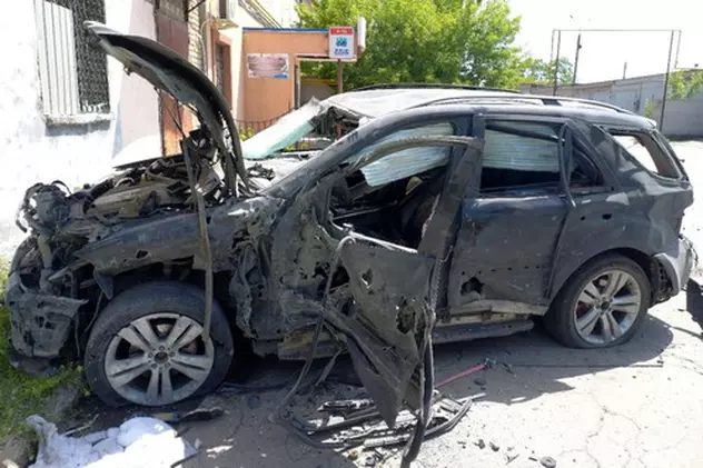 Atac cu mașină-capcană în orașul ucrainean ocupat Melitopol. Autoritățile pro-ruse acuză „un atentat terorist”