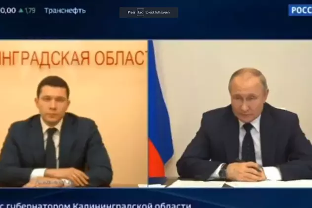 VIDEO. Un guvernator rus s-a plâns în direct la televizor de război și sărăcie. Putin a reacționat imediat