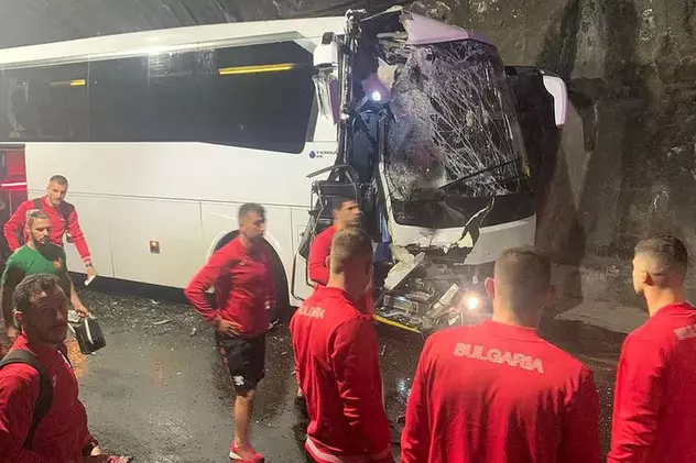 Accident grav al naționalei de fotbal a Bulgariei. Autocarele echipei s-au ciocnit. „Nedelev era plin de sânge”