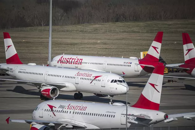 Zeci de zboruri ale Austrian Airlines au fost anulate din cauza unui val de cazuri de COVID în rândul personalului