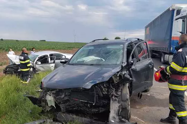 Accident grav în Buzău. Un șofer din București și un copil de 1 an au murit. Alte trei persoane au fost rănite