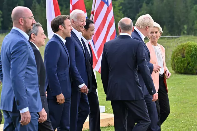 „Trebuie să ne arătăm pectoralii”. Vladimir Putin, ținta glumelor la începutul summitului G7