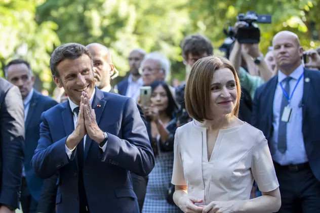 „Avem multe de făcut împreună”. Macron, mesaj în limba română pentru moldoveni, după întâlnirea cu Maia Sandu