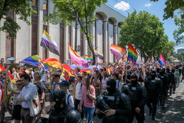 CORESPONDENȚĂ DIN MOLDOVA. Cum a arătat cel mai mare marș Pride din istoria Chișinăului