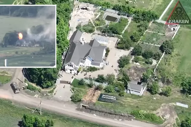 VIDEO | Soldații ruși care au ocupat o vilă dintr-un sat din Harkov au fost nimiciți de „Zeii Războiului”, veteranii batalionului Azov