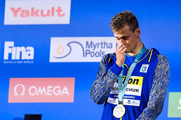Un înotător ucrainean a câștigat medalia de bronz la Mondialul de la Budapesta, în timp ce tatăl său luptă în război