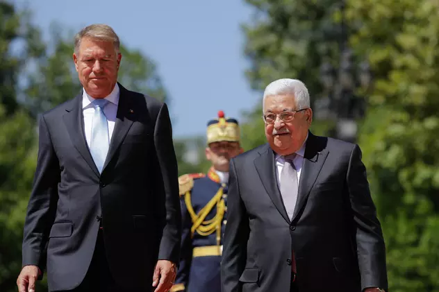 ​Preşedintele Palestinei, Mahmoud Abbas, primit la Cotroceni de Klaus Iohannis