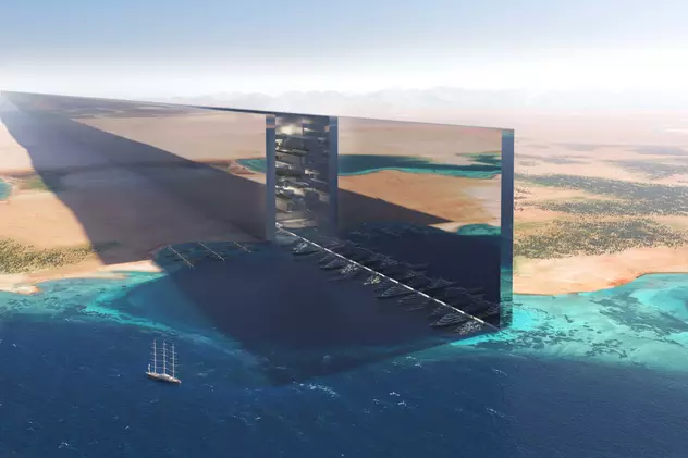 Arabia Saudită vrea să construiască în deșert o clădire-oraș lungă de 170 km, care să găzduiască 9 milioane de oameni