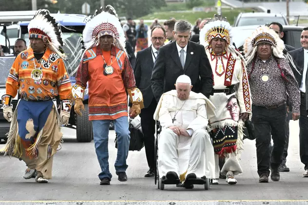 Papa Francisc a cerut scuze, în Canada, pentru „răul deplorabil” al abuzurilor comise împotriva indigenilor din școlile rezidențiale catolice