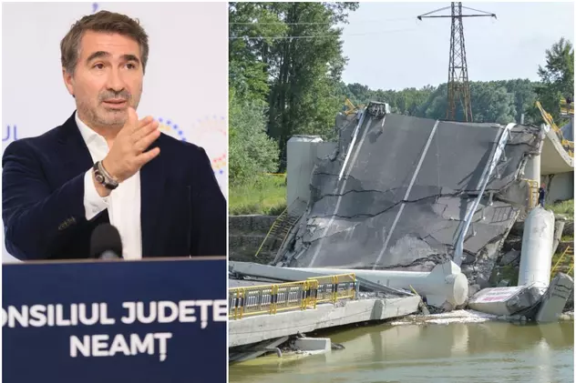 Podul prăbușit de la Luțca: Consiliul Județean Neamț a stabilit vinovatul înainte de finalizarea dosarului și își ia avocați pentru recuperarea prejudiciului